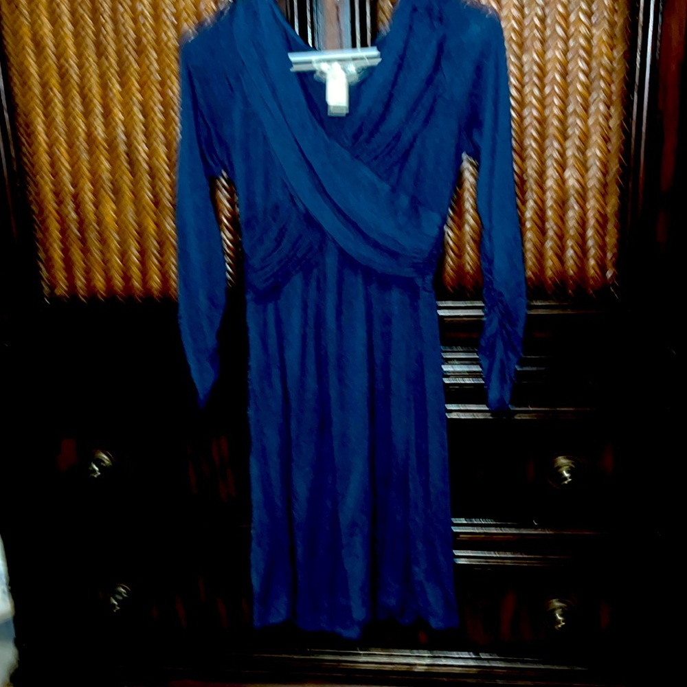 Max Studio blue elegant dress